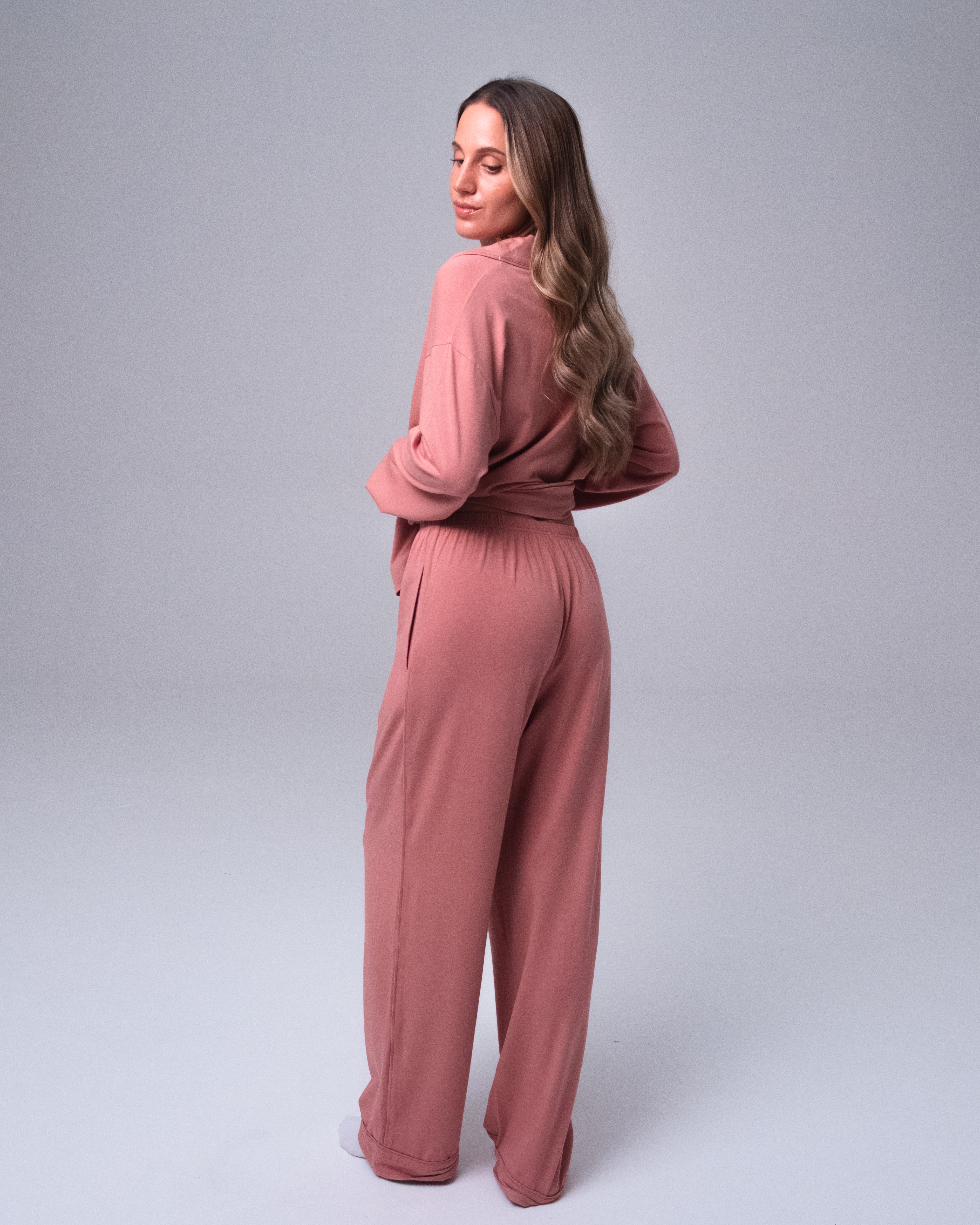 Whisper Soft Pyjamas - Ash Rose