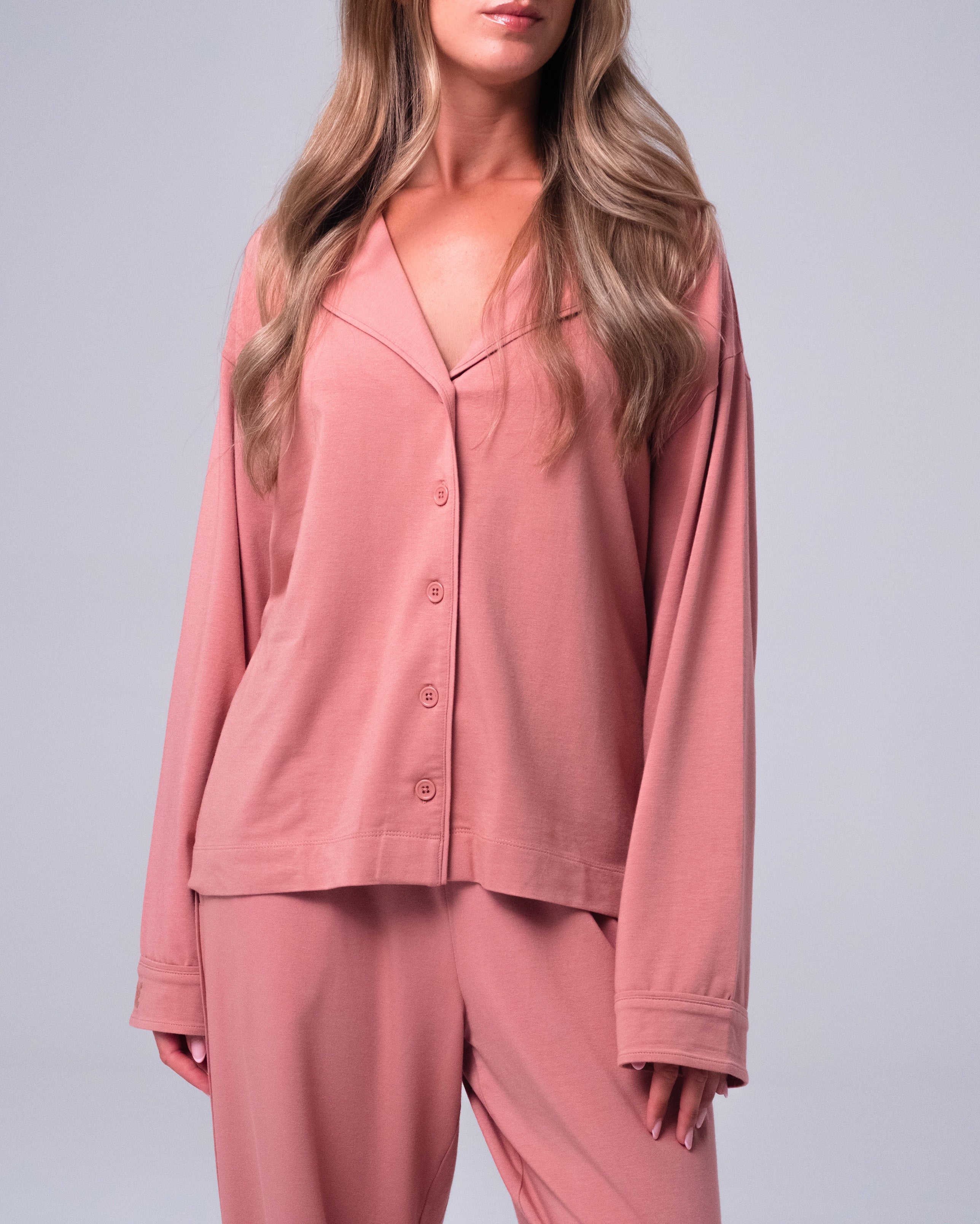 Whisper Soft Pyjamas - Ash Rose