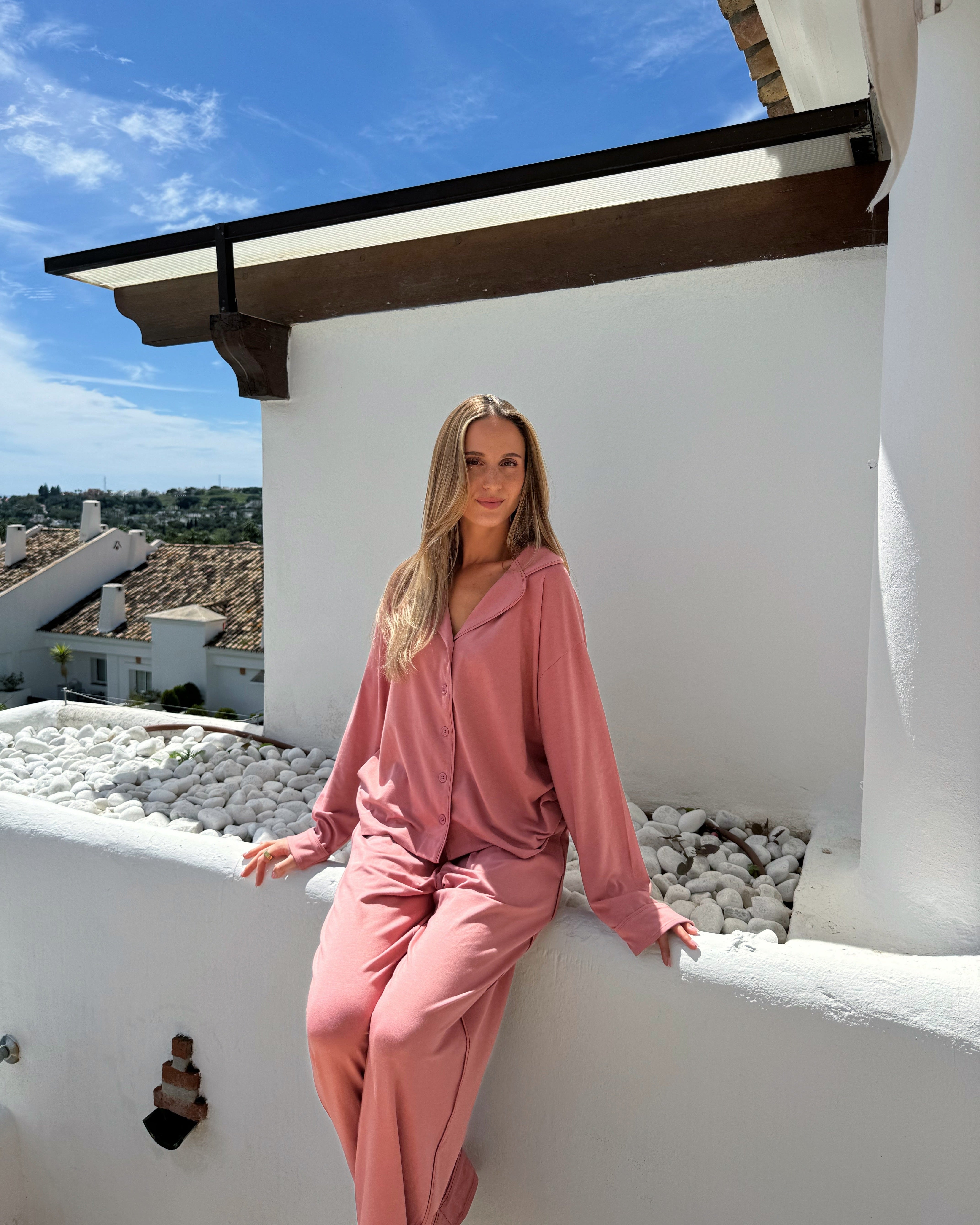 Whisper Soft Pyjamas - Ash Rose