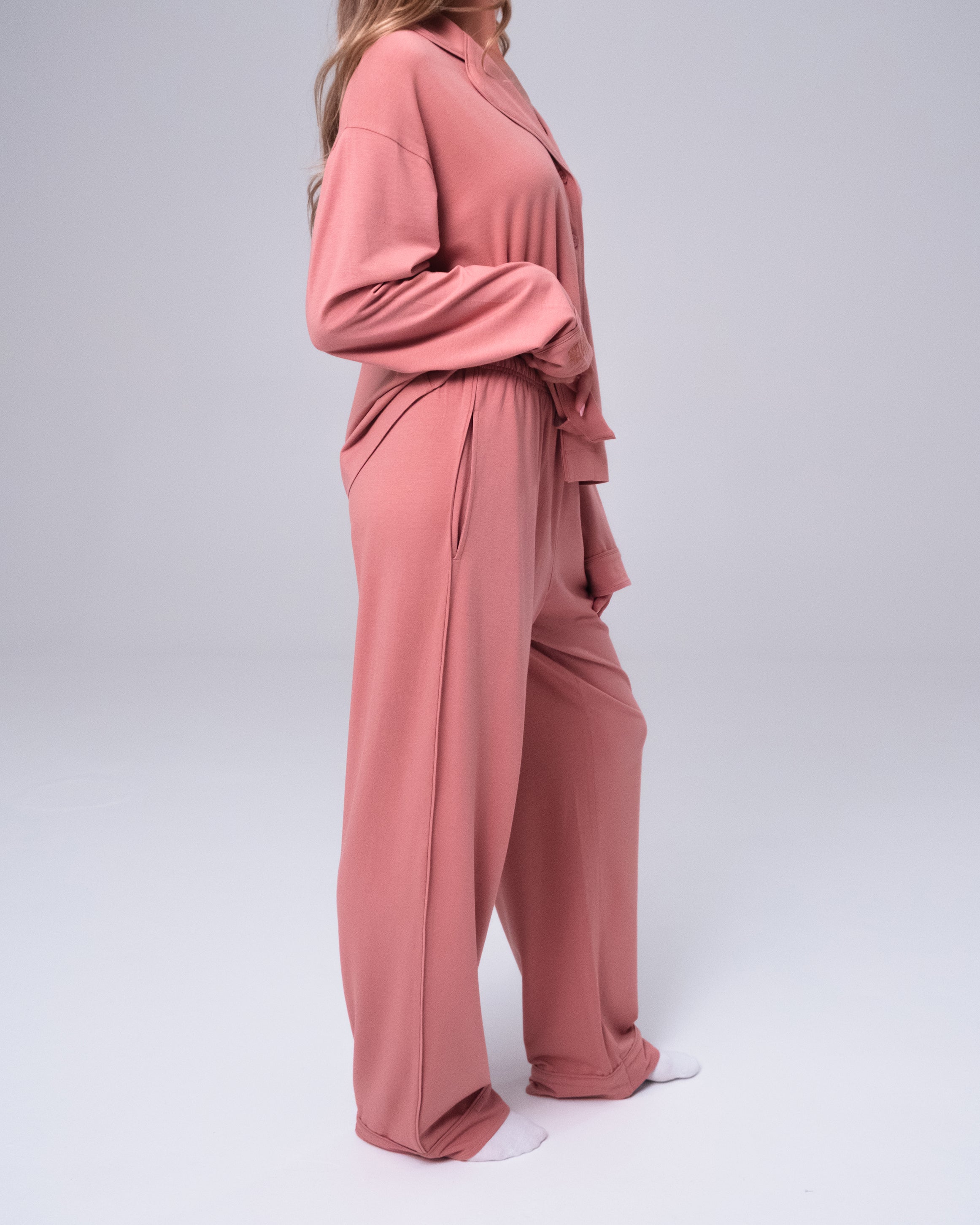 Whisper Soft Pyjamas - Ash Rose