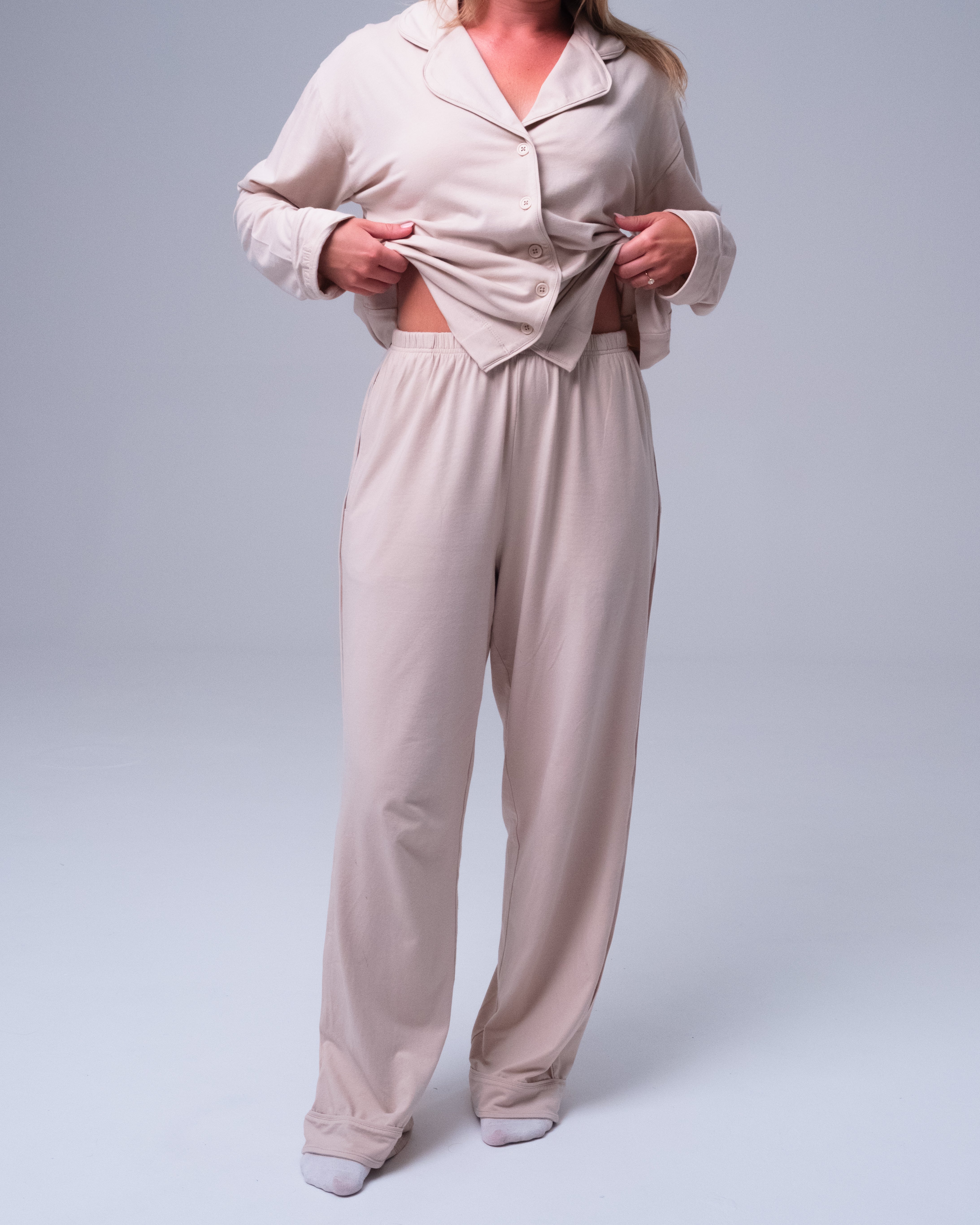 Whisper Soft Pyjamas - Beige