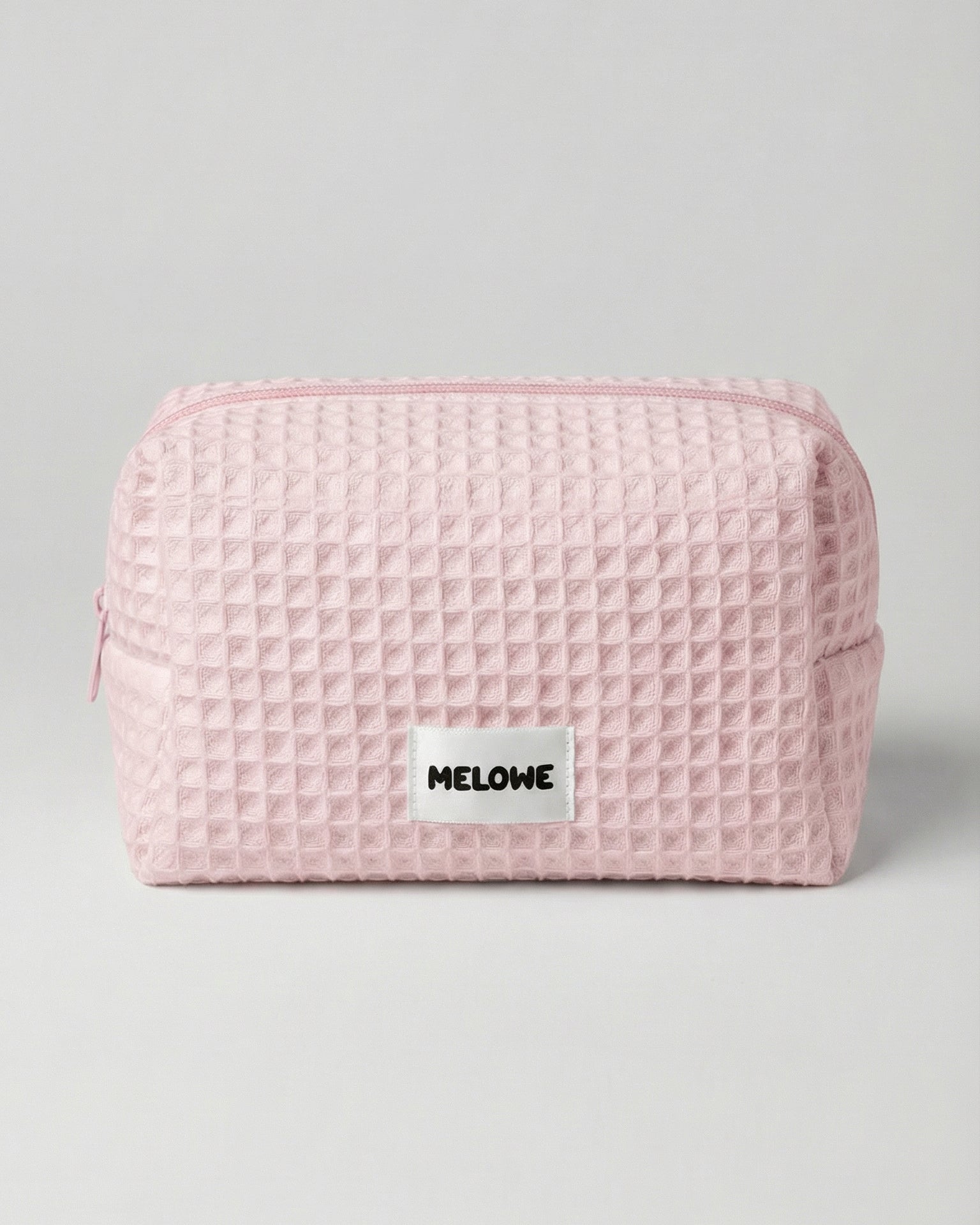 Waffle Beauty Bag - Pink